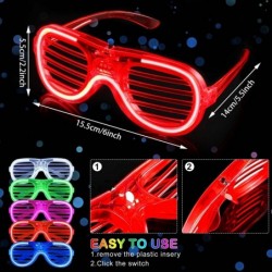 Flashing Party Supplies Light up Glasses110 Pieces Glow Sunglasses Flashing Glow in the Dark Bracelets for Kids Adult Rave Ca...