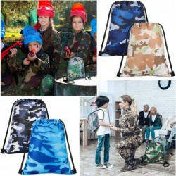 20 Pcs Camouflage Drawstring Bags Camouflage Party Favors Bags Camouflage Goodie Bags Camouflage Gift Bags for Birthday Party...