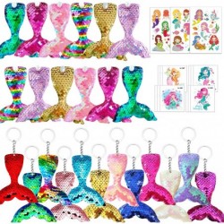 Mermaid Party Favors for Girls Birthday Party Supplies Mermaid Tail Keychains Goodie Bag Fillers Return Gifts $16.15 Kids' Pa...