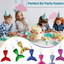 Mermaid Party Favors for Girls Birthday Party Supplies Mermaid Tail Keychains Goodie Bag Fillers Return Gifts $16.15 Kids' Pa...