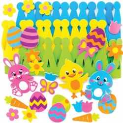 AT514 Easter Crown Kits - Pack of 3 Foam Craft Activities for Kids to Assemble Decorate and Display Great as a Gift for Creat...