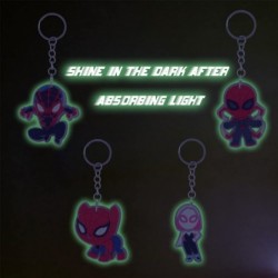 Superhero Spider Birthday Party Favors Supplies Set Include 10 Button Pins 10 Key Chains 10 Silicone Bracelets 50 Stickers $3...