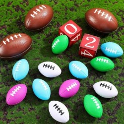 30 Packs Mini Football Sports Stress Ball Mini Foam Sports Ball Foam Sports Ball for School Carnival Reward Christmas Party B...