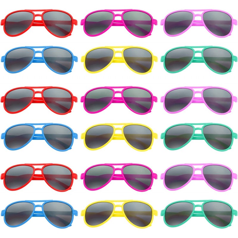 Kids Sunglasses Party Favors 18 Pack Kids Sunglasses Bulk with UV400 Protection Party Sunglasses for Boys and Girls Beach Poo...