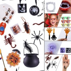 160 Pcs Halloween Party Favors Bulk Toys Assortment for Kids Classroom treasure box trick or treat Boys Girls Halloween Prize...