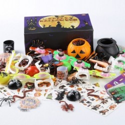 160 Pcs Halloween Party Favors Bulk Toys Assortment for Kids Classroom treasure box trick or treat Boys Girls Halloween Prize...