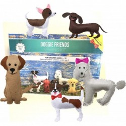 Madam Posy Design: Kids Sewing Kits Learn to Sew Your Own Stuffed Dogs Animal Sewing Craft Kit for Boys and Girls Ages 6 -12 ...