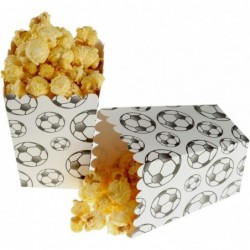 Soccer Popcorn Boxes Sports Theme Birthday Party Favor Supplies 16Pcs $17.64 Kids' Party Favor Sets