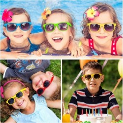 Kids Sunglasses Party Favors Neon Color Sunglasses Bulk for Outdoor Beach Wedding Party Kids Birthday Party Supplies $62.91 K...