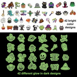 300+ Assorted Halloween Tattoos 42 Designs including 24 Glow in the Night Children Tattoos for Halloween Trick or Treat Party...