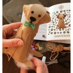 Madam Posy Design: Kids Sewing Kits Learn to Sew Your Own Stuffed Dogs Animal Sewing Craft Kit for Boys and Girls Ages 6 -12 ...