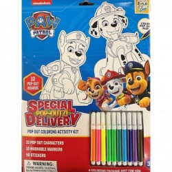 Paw Patrol Coloring Kit Pop-Outz and Activity Play Set with Markers Stickers and More! $16.49 Kids' Drawing & Writing Boards