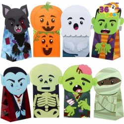 36 Halloween Die-Cut Flip Over Treat & Gift Bags for Halloween Trick or Treat Party Favors Goodie & Candy Bags Supplies $33.9...