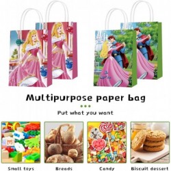 16 Pcs Sleeping Beauty Gift Bags Party Favor Bags for Princess Aurora Theme Birthday Party Decorations Goody Bags Candy Sleep...