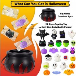 24 Pcs Halloween Squeeze Toys with 5.5" Halloween Cauldron Halloween Party Favors Trick or Treat Goodie Bag Filler Halloween ...