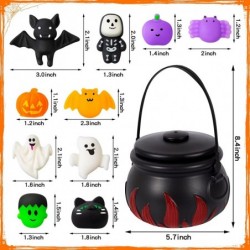 24 Pcs Halloween Squeeze Toys with 5.5" Halloween Cauldron Halloween Party Favors Trick or Treat Goodie Bag Filler Halloween ...