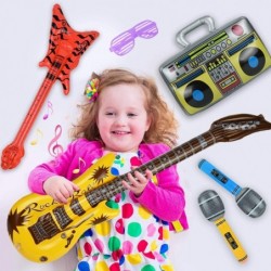 Inflatable Instruments Set 22Pcs Inflatable Guitar for Kids Fun Musical Instruments Accessories Inflatable Props for Birthday...