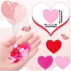 300 Pieces Valentine's Day Felt Hearts Decoration Felt Hearts Stickers Colorful Felt Heart Craft Mini Heart Shapes Decorative...