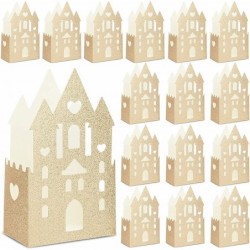 Princess Party Supplies Gold Glitter Party Favor Boxes (16 Pack) $27.65 Kids' Party Favor Sets