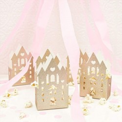 Princess Party Supplies Gold Glitter Party Favor Boxes (16 Pack) $27.65 Kids' Party Favor Sets