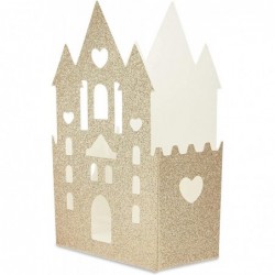 Princess Party Supplies Gold Glitter Party Favor Boxes (16 Pack) $27.65 Kids' Party Favor Sets