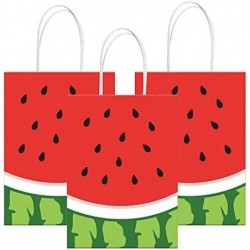 16 PCS Watermelon Gift Bags Summer Gift Bags Watermelon Goodie Bags Watermelon Party Supplies Watermelon Party Bags Watermelo...