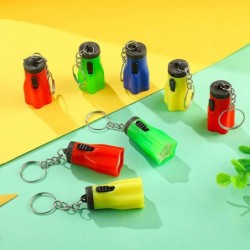 48 Pieces Plastic Toy Flashlight Star Shaped Flashlight Keychains Mini Flashlight Keychain LED Key Chains for Boys and Girls ...