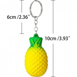 20 Pack Pineapple Keychains Pineapple Stress Relieve Toys Fruit Keychains for Party Favors and School Carnival Prizes School ...