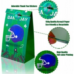 Football Party Bags Football Themed Party Supplies Sport Game Day Favor Candy Treat Gift Bags with Stickers Baby Shower Kids ...