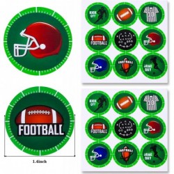 Football Party Bags Football Themed Party Supplies Sport Game Day Favor Candy Treat Gift Bags with Stickers Baby Shower Kids ...