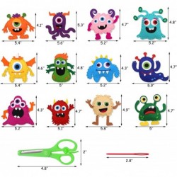 Little Monsters Craft Kit Adopt A Monster Felt Plush DIY Sewing Art Kids Educational Kindergarten Toys Monster Bash Craft Gif...