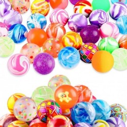 50 Pieces Bouncy Balls 38mm Rubber Balls Bulk Bouncy Balls for Kids Mixed Color Bouncing Balls Birthday Party Favors Bag Fill...