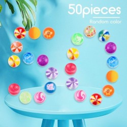 50 Pieces Bouncy Balls 38mm Rubber Balls Bulk Bouncy Balls for Kids Mixed Color Bouncing Balls Birthday Party Favors Bag Fill...