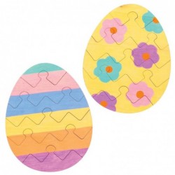 AT443 Easter Egg Wooden Puzzles - Pack of 5 Creative Easter Art and Craft Supplies for Kids to Make and Decorate $16.96 Kids'...