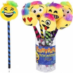 Rock Star Emoticon Pens Set of 12 Writing Pens for Kids and Adults with Black Ink Cool Back to School Stationery Supplies Bir...