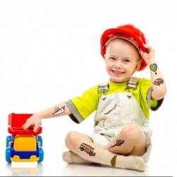 176 PCS Cars Birthday Party Supplies Temporary Tattoos for Kids Cars and Truck Party Favors Decorations for Boys Cars Theme F...