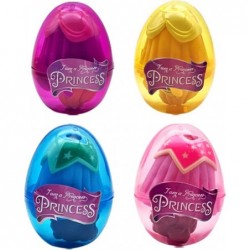 4 Pack Princess Jumbo Deformation Pre-Filled Easter Eggs with Toys Inside for Kids Girls Boys Gifts Easter Basket Stuffers Pa...