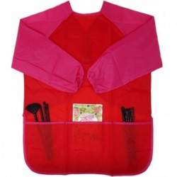 Kids Waterproof Long-Sleeved Smock Apron Bib for Eating Painting Kitchen Classroom Community Event Crafts & Art Painting Acti...