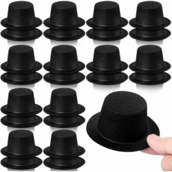 24 Pieces 1.6 Inch Mini Black Top Hats Small Felt Doll Hats for Snowmen DIY Crafts Christmas Party Decor $42.13 Kids' Party Hats