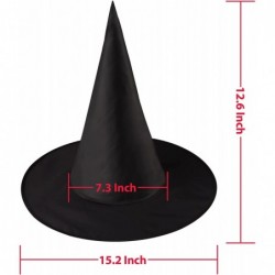 8PCS Black Halloween Witch Hats Black Witch Hats Hanging Halloween Black Witch Hat Witch Cap Costume Accessory for Halloween ...