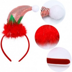 6 Pack Christmas Headbands Elves Party Hats Christmas Reindeer Costume Headbands for Christmas Holiday Party $21.03 Kids' Par...