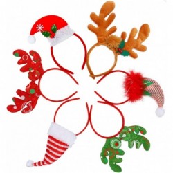 6 Pack Christmas Headbands Elves Party Hats Christmas Reindeer Costume Headbands for Christmas Holiday Party $21.03 Kids' Par...