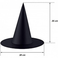 2 Pieces Halloween Black Witch Hats Halloween Party Dress Witch Hats for Party Favor $15.41 Kids' Party Hats