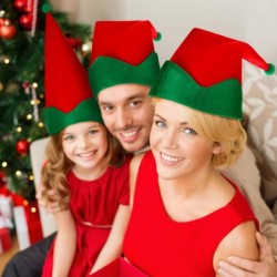 4 Pieces Red Felt Elf Hats Christmas Santa Elf Hat Xmas Holiday Party Costume Favors Gifts Accessories for Teens $24.27 Kids'...