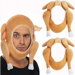 2 Pack Thanksgiving Turkey Hat Plush Thanksgiving Costume Party Favors Supplies Accessories for Kids Women Men $31.05 Kids' P...