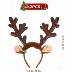 Christmas Antler Headband Reindeer Antlers Headband Deer Antler Headband Glitter Reindeer Hair Hoop $26.35 Kids' Party Hats