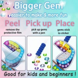 Big Gem Diamond Painting Kit Arts and Crafts for Kids Ages 8-12 Magical Stickers and Suncatchers Kits Supplies for Boys Girls...