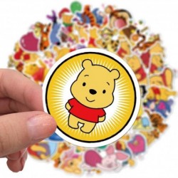 Winnie The Pooh Stickers| 50pcs PVC Waterproof Cute Disney Vinyl Decals Stickers Piglet Eeyore Pooh Bear Tigger Stickers Gift...