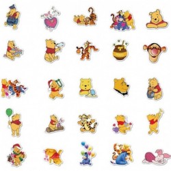 Winnie The Pooh Stickers| 50pcs PVC Waterproof Cute Disney Vinyl Decals Stickers Piglet Eeyore Pooh Bear Tigger Stickers Gift...