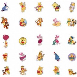 Winnie The Pooh Stickers| 50pcs PVC Waterproof Cute Disney Vinyl Decals Stickers Piglet Eeyore Pooh Bear Tigger Stickers Gift...